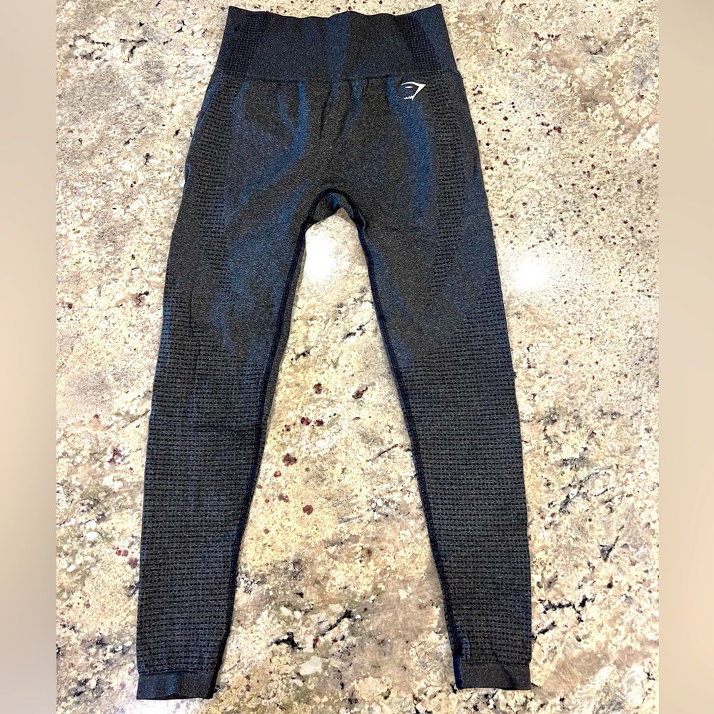 Gymshark Vital Seamless Leggings | Size Medium | Charcoal Marl | Great Condition